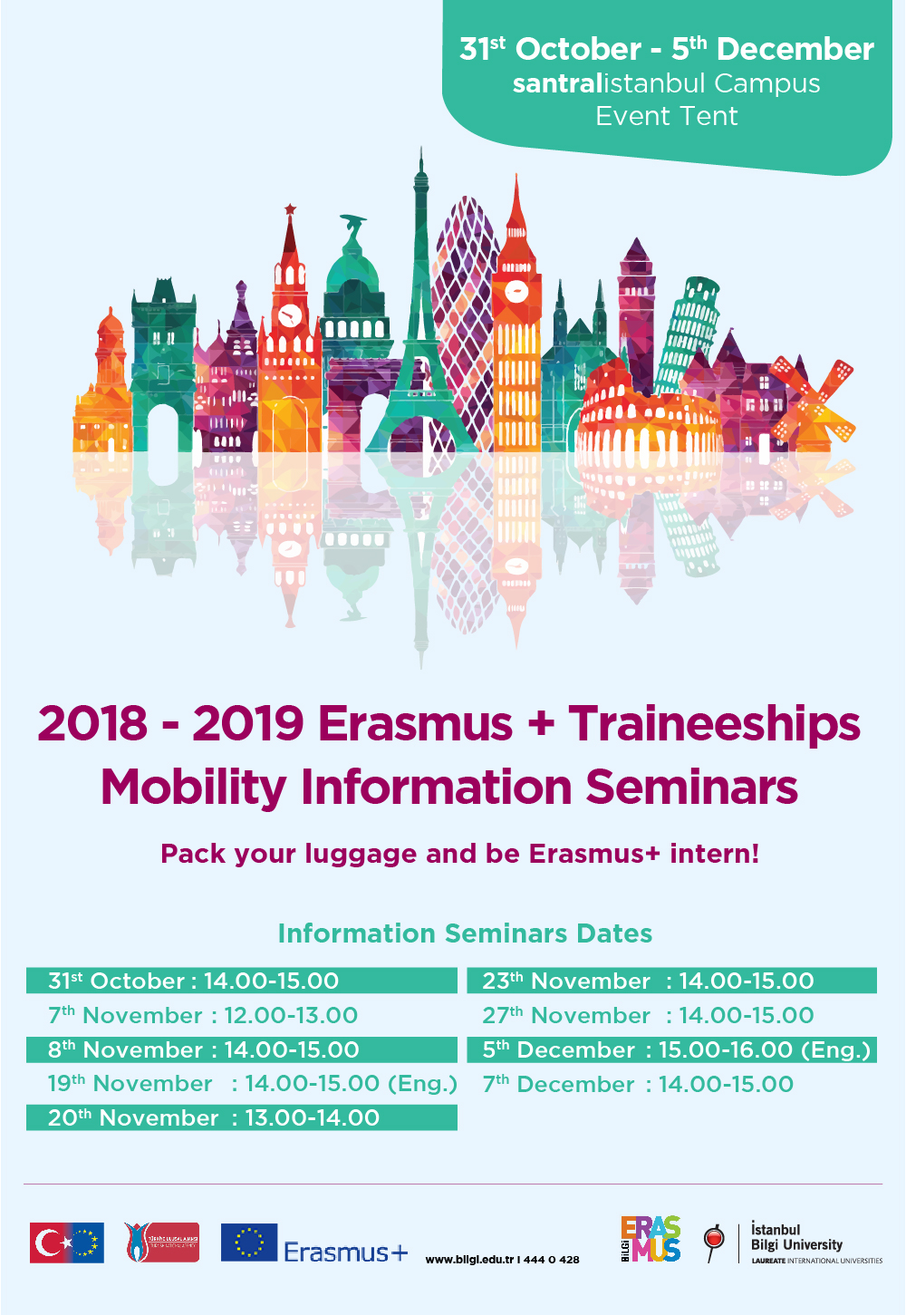 Erasmus+ Traineeship Program Information Seminars News & Events