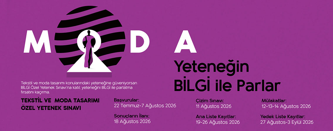 BILGI OZEL YETENEK SINAVLARI MODA 2026