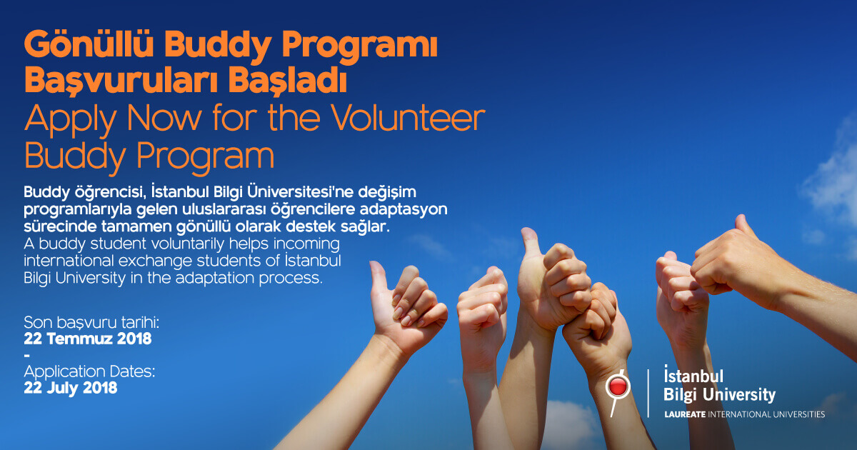 Gönüllü Buddy Programı başvuruları başladı.
