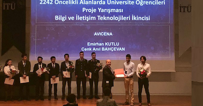 BİLGİ “TÜBİTAK 2242 Öncelikli Alanlarda Üniversite Öğrencileri Projeleri Yarışması”nda İstanbul Bölge İkincisi