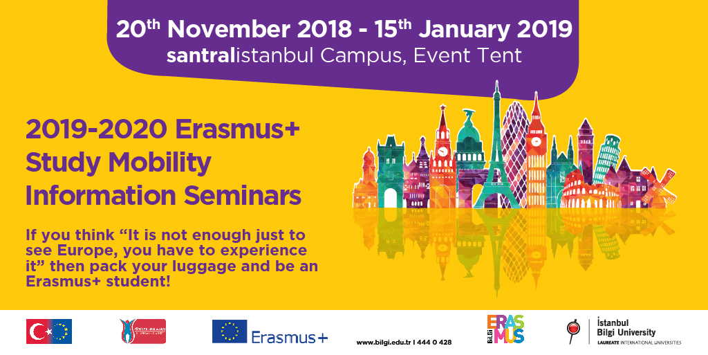 2019-2020 Academic Year Erasmus+ Study Mobility Information Seminars