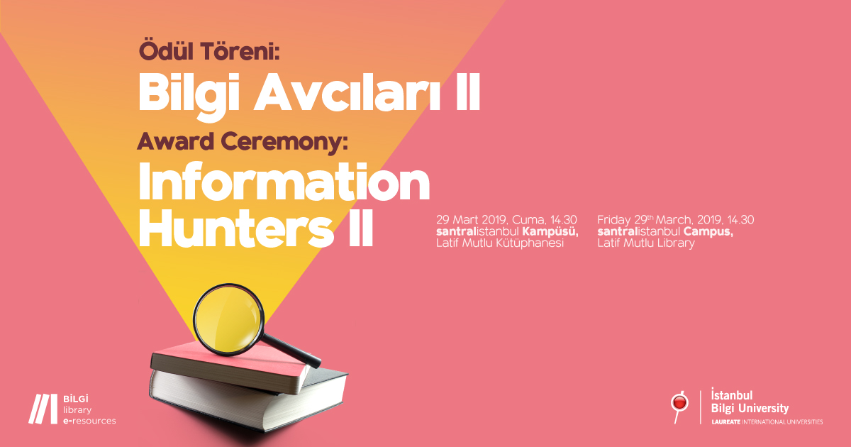 Bilgi Avcıları Ödül Töreni Bilgi Avcıları Ödül Töreni