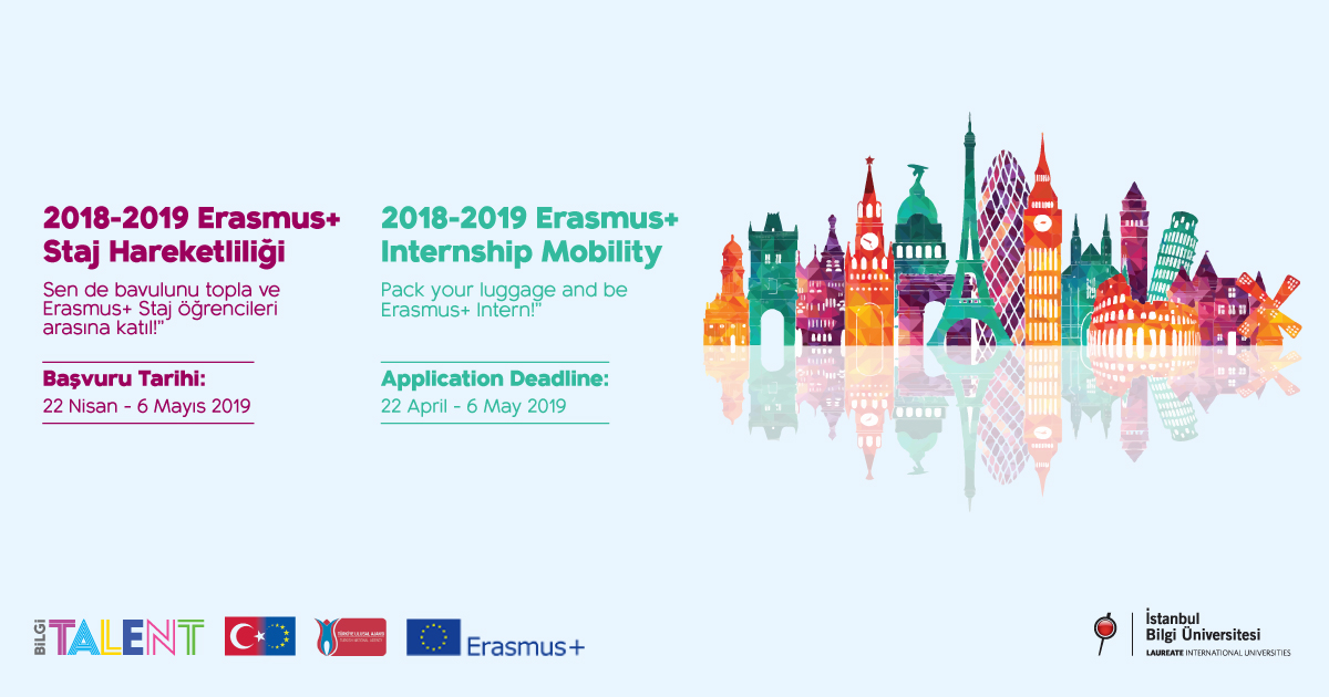 2018-2019 Erasmus+ Staj Hareketliliği
