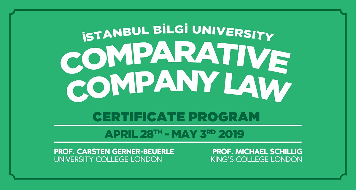 Comparative Company Law Certificate Program Comparative Company Law Certificate Program