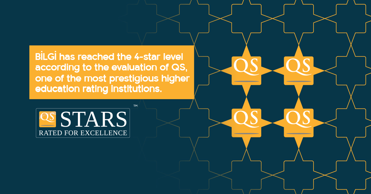 BİLGİ receives 4 stars from QS Stars BİLGİ receives 4 stars from QS Stars
