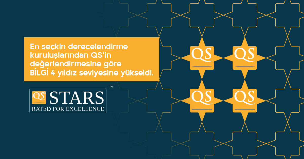 QS Stars’dan BİLGİ’ye 4 yıldız