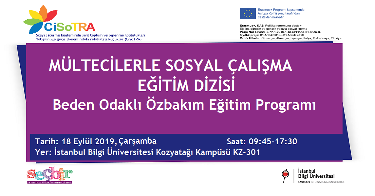 Mültecilerle Sosyal Çalışma Eğitim Dizisi: “Beden Odaklı Özbakım” Eğitim Programı