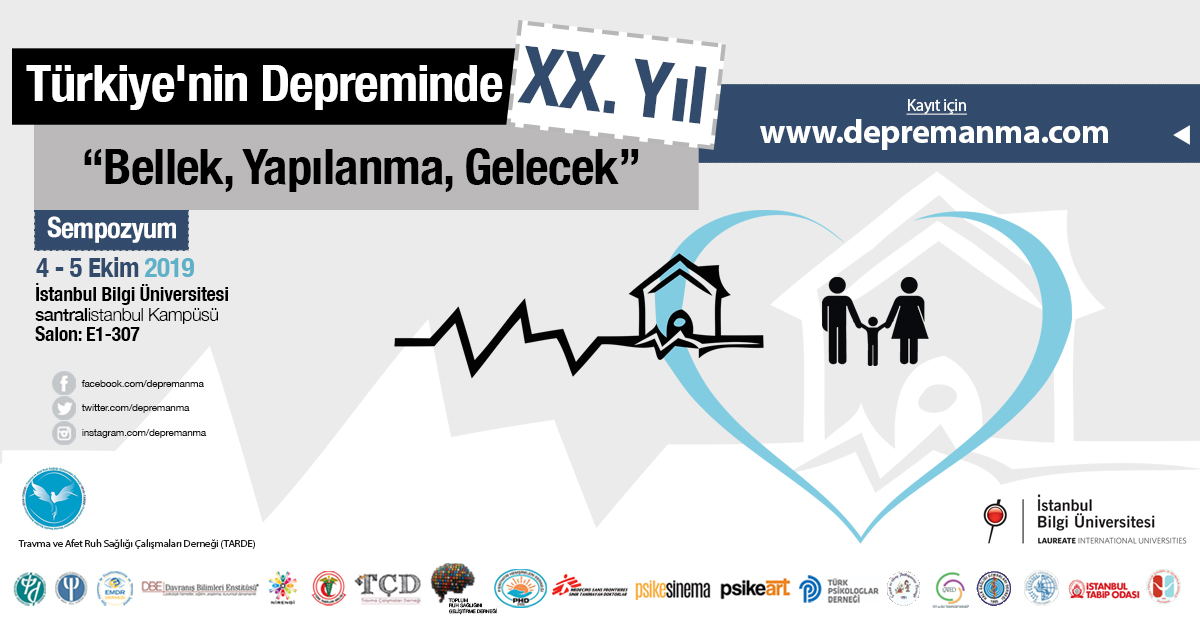 ''Türkiye'nin Depreminde 20. Yıl: Bellek, Yapılanma, Gelecek'' Sempozyumu ''Türkiye'nin Depreminde 20. Yıl: Bellek, Yapılanma, Gelecek'' Sempozyumu