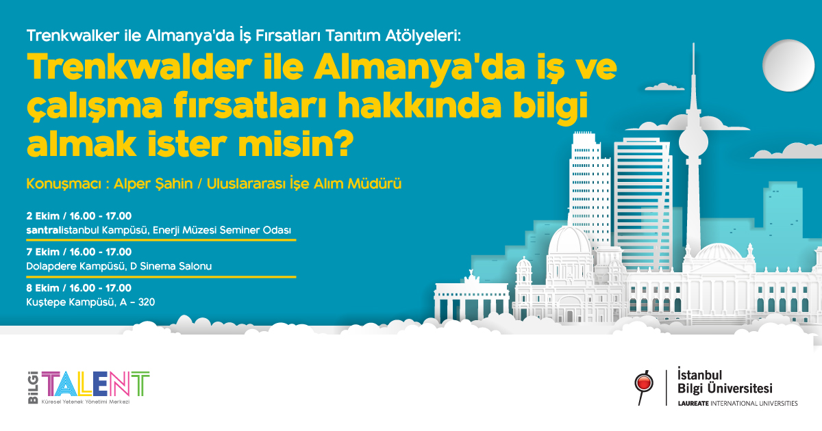 Trenkwalder ile Almanya'da İş Fırsatları Tanıtım Atölyeleri Trenkwalder ile Almanya'da İş Fırsatları Tanıtım Atölyeleri