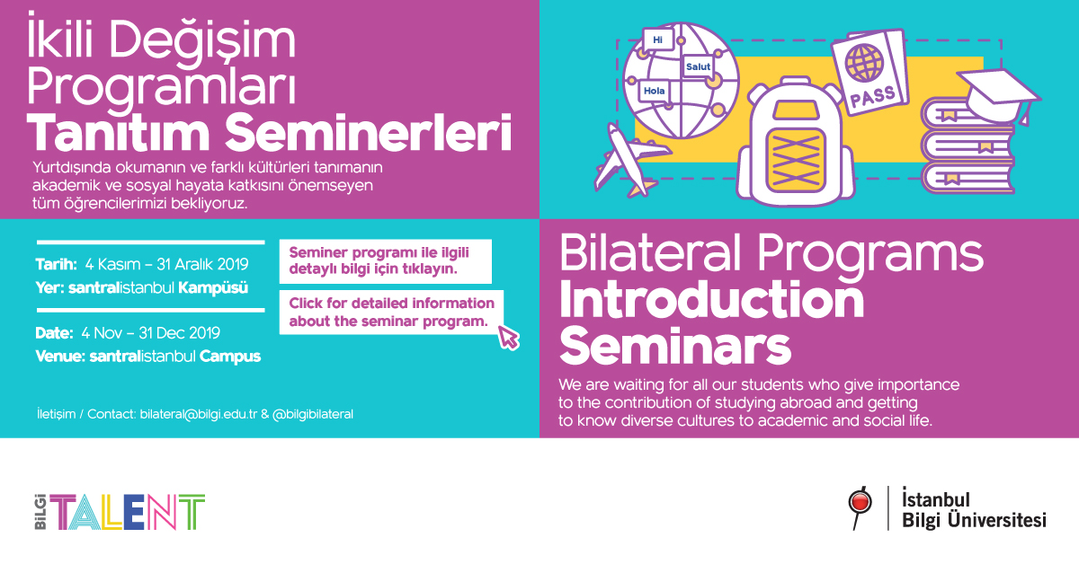 Bilateral Programs Introduction Seminars