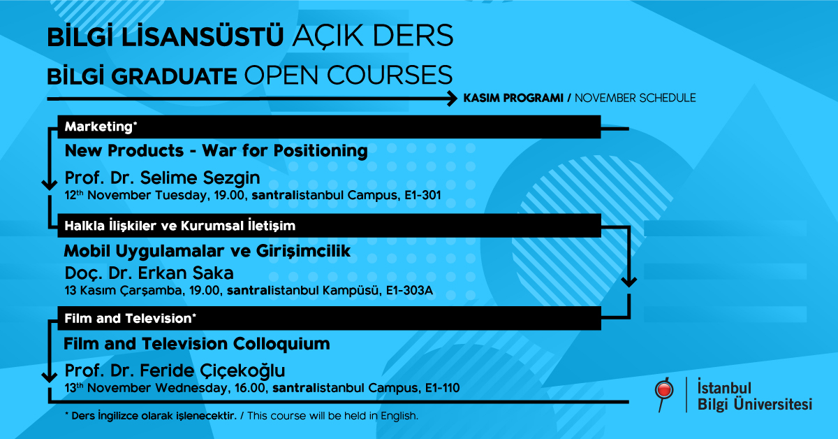 BİLGİ Lisansüstü Açık Dersler BİLGİ Lisansüstü Açık Dersler
