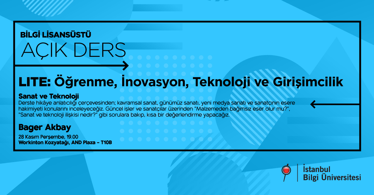 BİLGİ Lisansüstü "Açık Ders" BİLGİ Lisansüstü "Açık Ders"