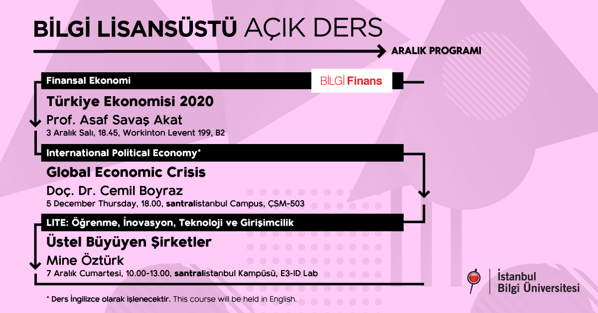 BİLGİ Lisansüstü “Açık Ders”