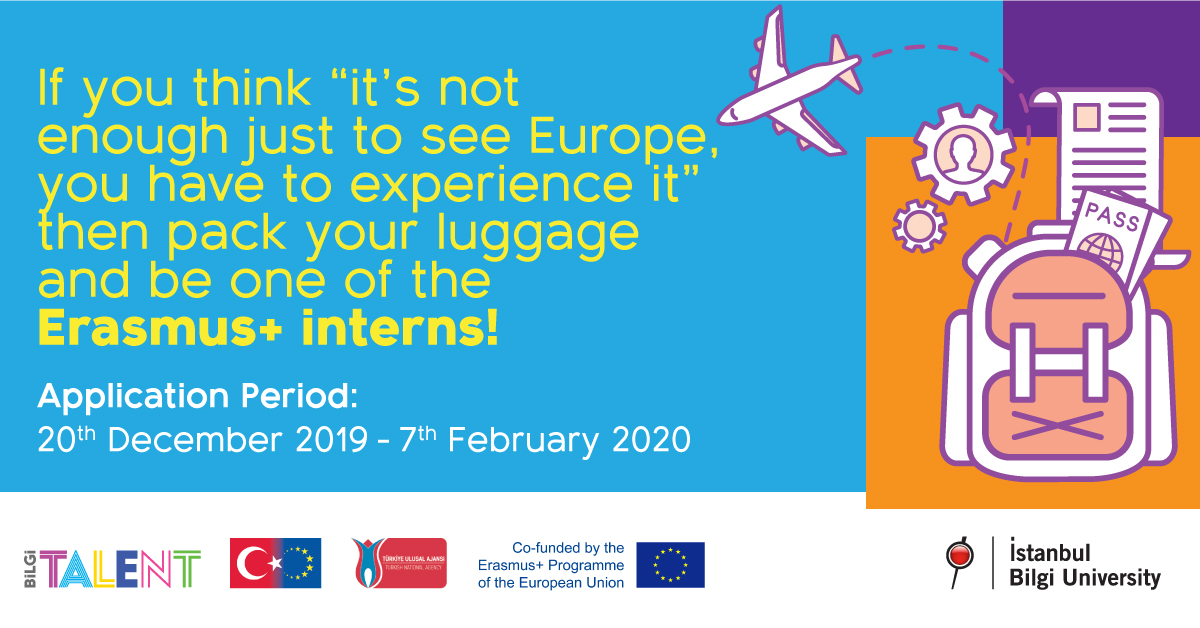 Erasmus+ Internship Mobility applications started Erasmus+ Internship Mobility applications started
