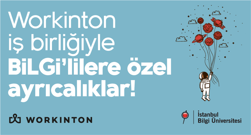 Workinton iş birliğiyle BİLGİ’lilere özel ayrıcalıklar! Workinton iş birliğiyle BİLGİ’lilere özel ayrıcalıklar!