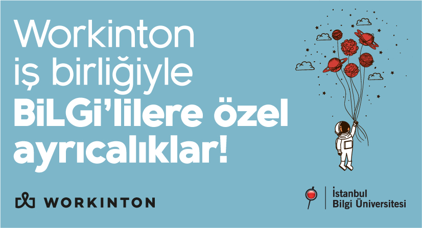 Workinton iş birliğiyle BİLGİ’lilere özel ayrıcalıklar!