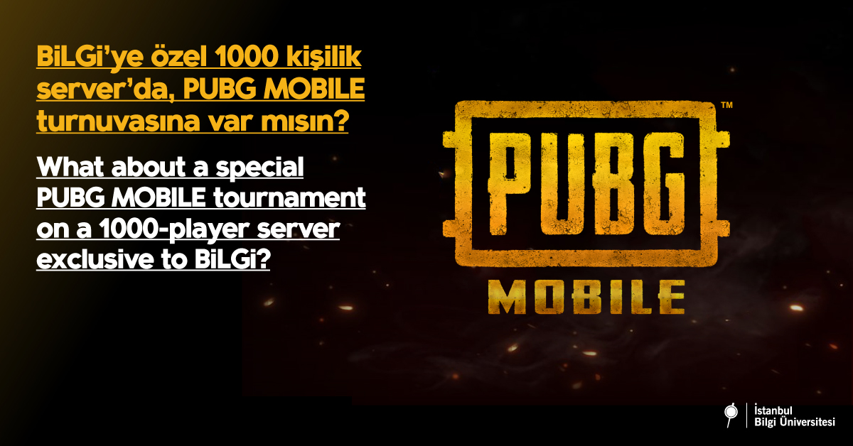 PUBG MOBILE turnuvasına var mısın?