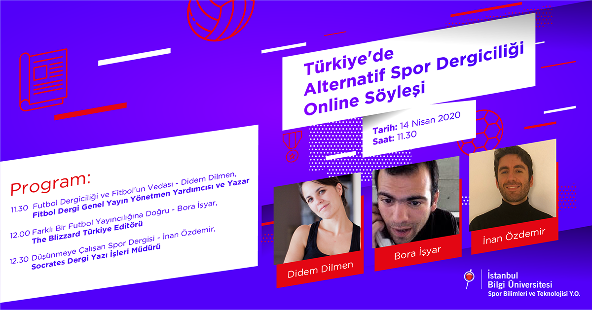 Türkiye’de Alternatif Spor Dergiciliği Online Söyleşisi Türkiye’de Alternatif Spor Dergiciliği Online Söyleşisi