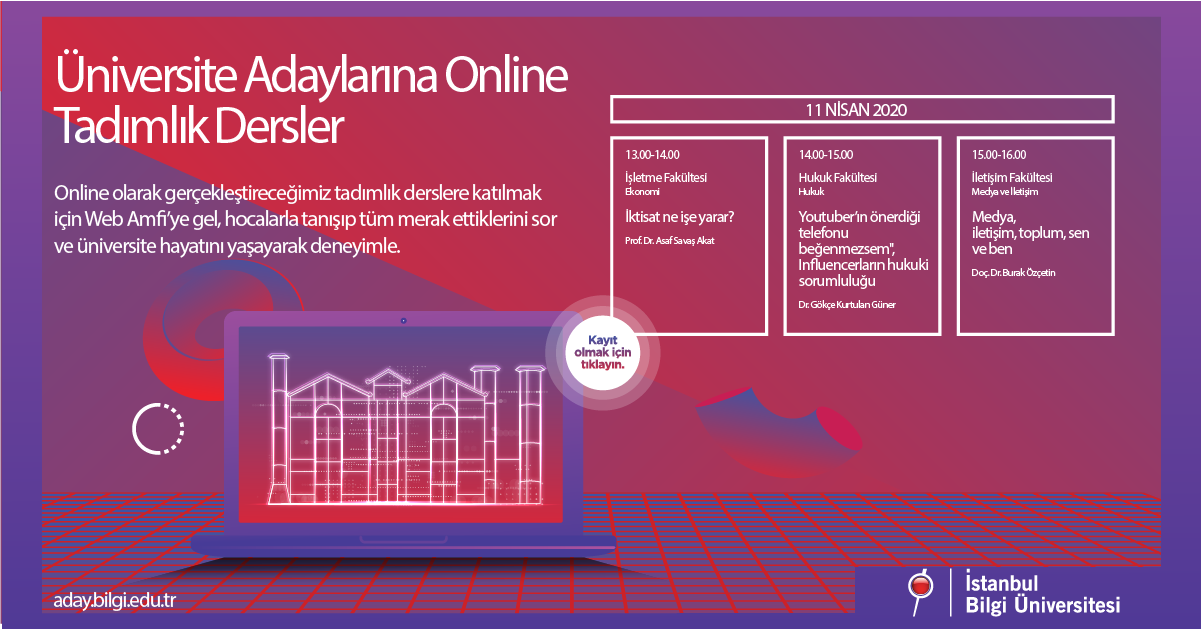 Üniversite Adaylarına Tadımlık Dersler Üniversite Adaylarına Tadımlık Dersler