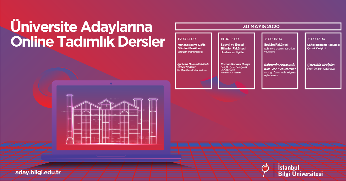 Üniversite Adaylarına Tadımlık Dersler Üniversite Adaylarına Tadımlık Dersler