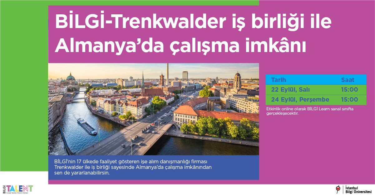 BİLGİ-Trenkwalder işbirliği ile Almanya’da çalışma imkânı