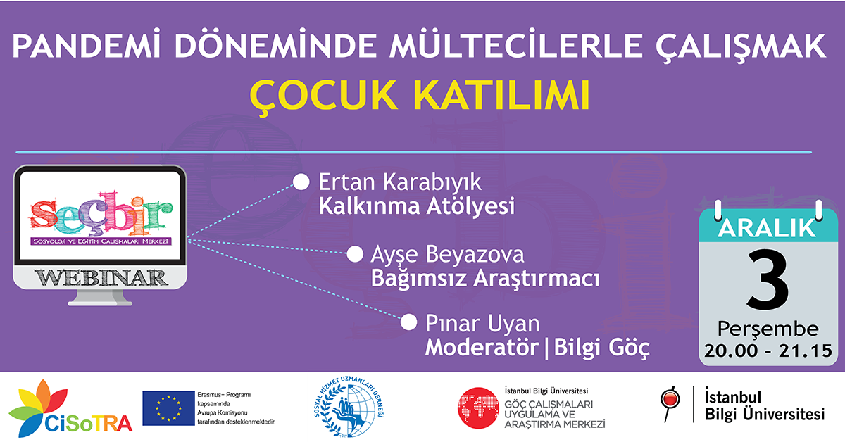Pandemi Döneminde Mültecilerle Çalışmak: Çocuk Katılımı Pandemi Döneminde Mültecilerle Çalışmak: Çocuk Katılımı