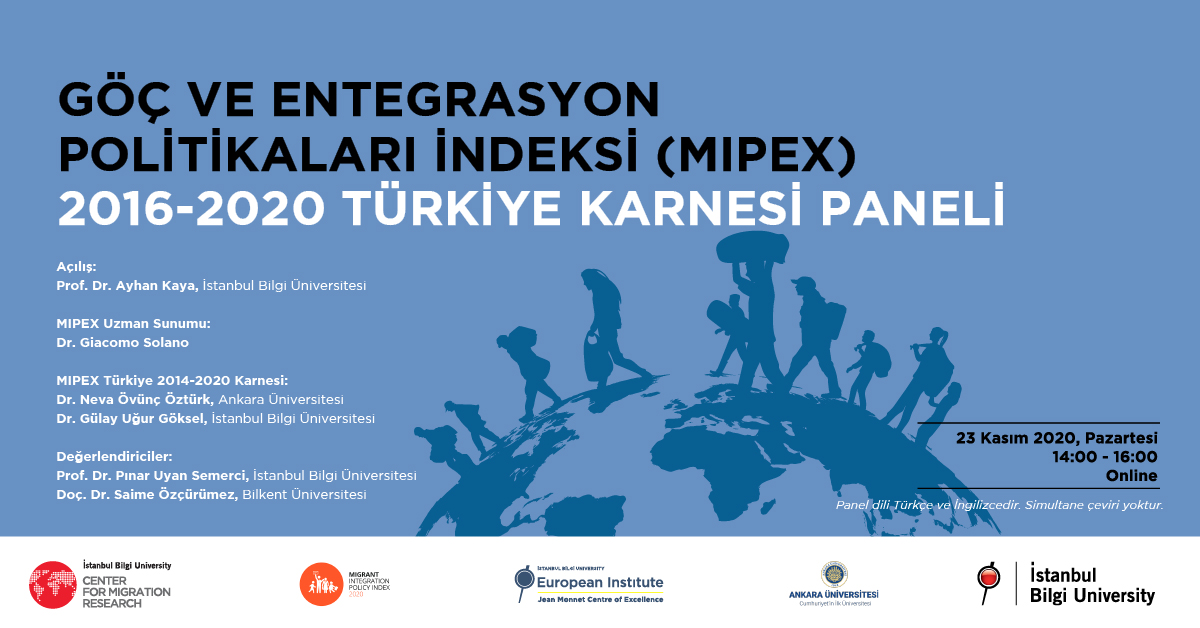 Göç ve Entegrasyon Politikaları İndeksi (MIPEX), 2016-2020 Türkiye Karnesi Paneli Göç ve Entegrasyon Politikaları İndeksi (MIPEX), 2016-2020 Türkiye Karnesi Paneli