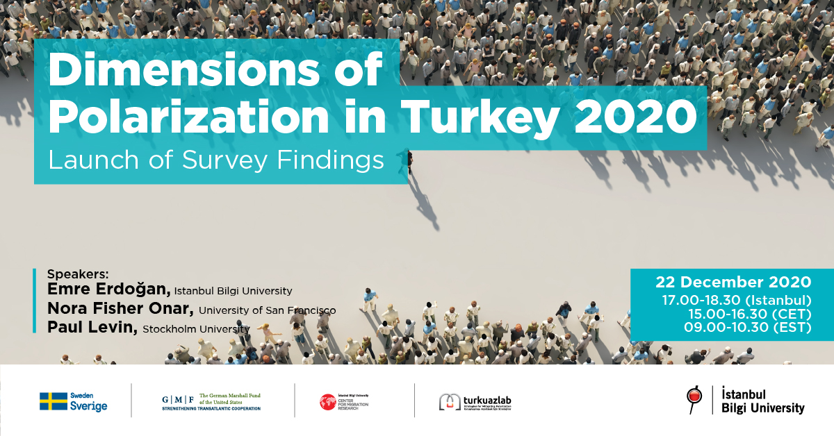 Dimensions of Polarization in Turkey 2020 Launch of Survey Findings Dimensions of Polarization in Turkey 2020 Launch of Survey Findings