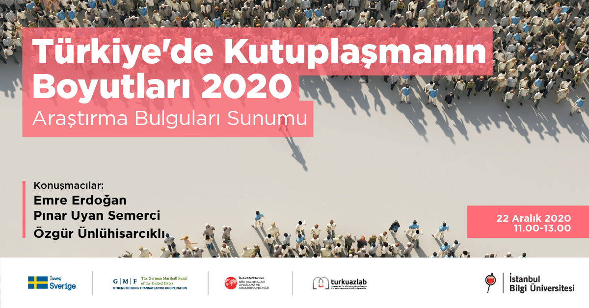 Türkiye'de Kutuplaşmanın Boyutları 2020 Araştırma Bulguları Sunumu Türkiye'de Kutuplaşmanın Boyutları 2020 Araştırma Bulguları Sunumu