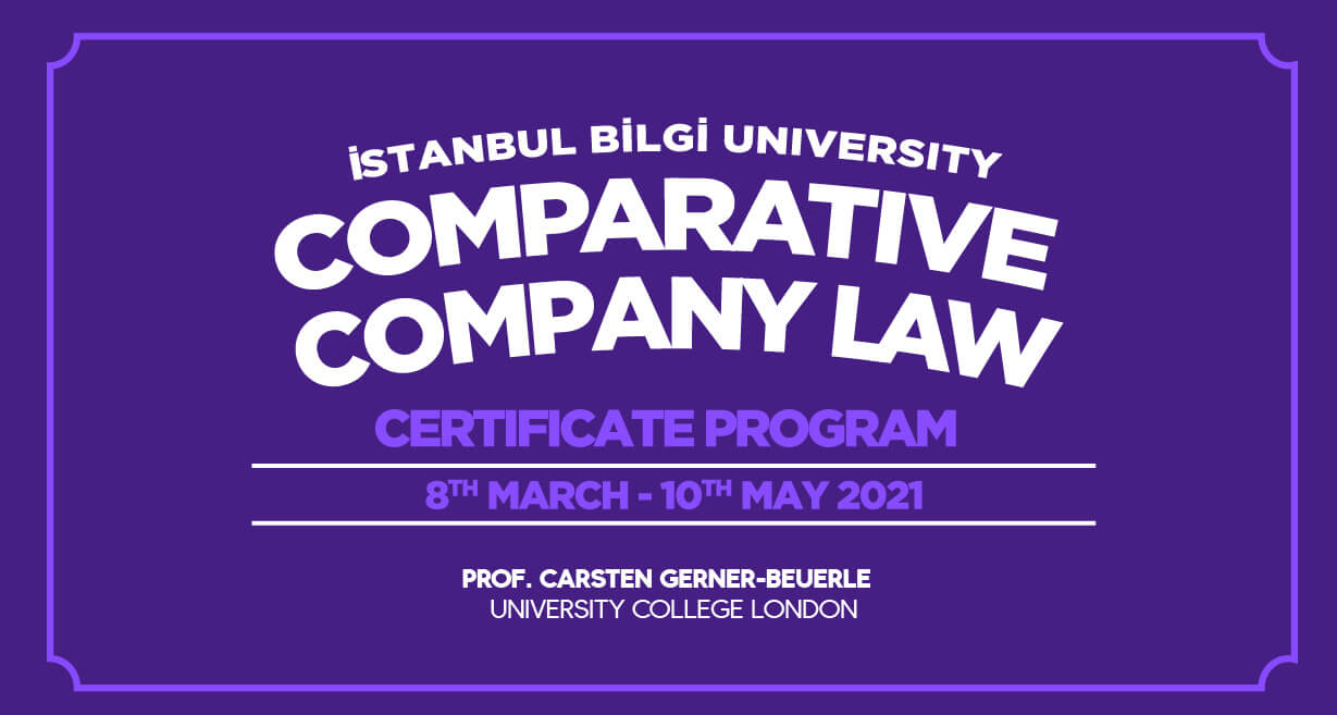 Comparative Company Law Certificate Program Comparative Company Law Certificate Program