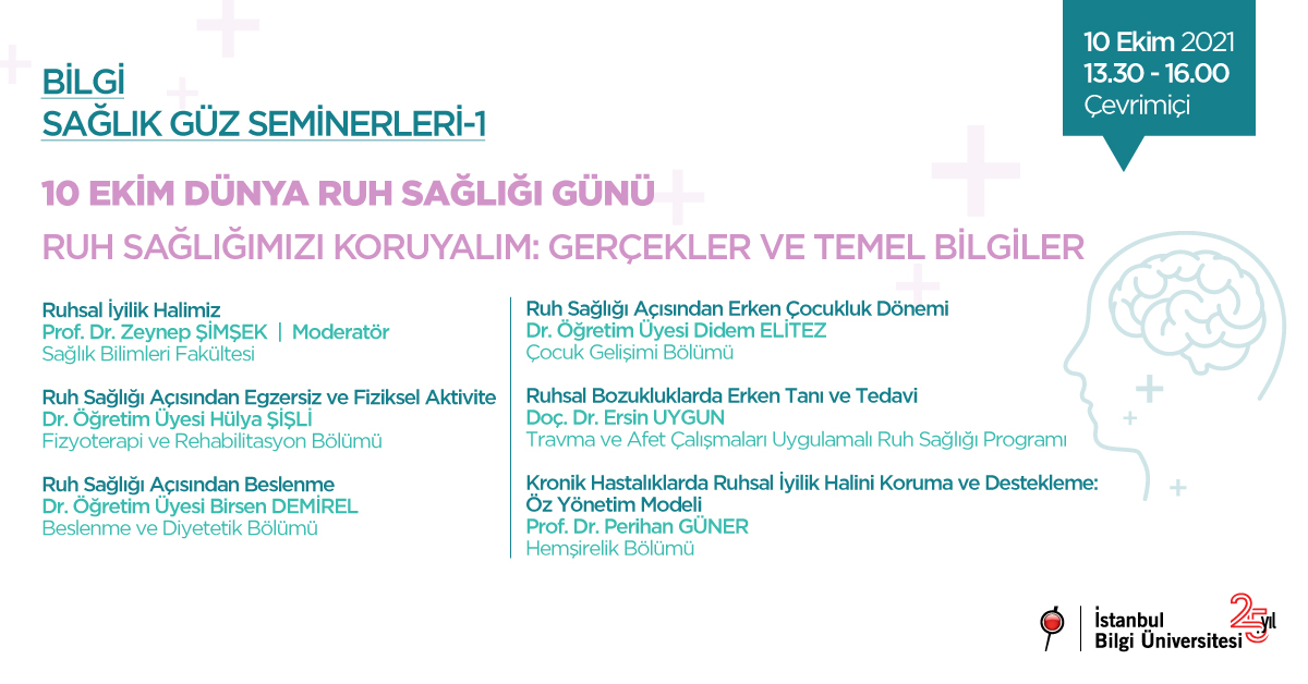 BİLGİ Sağlık Güz Seminerleri - 1 BİLGİ Sağlık Güz Seminerleri - 1