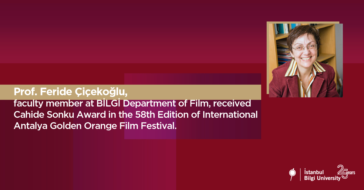Award for BİLGİ Department of Film at the 58th Edition of International Antalya Golden Orange Festival Award for BİLGİ Department of Film at the 58th Edition of International Antalya Golden Orange Festival