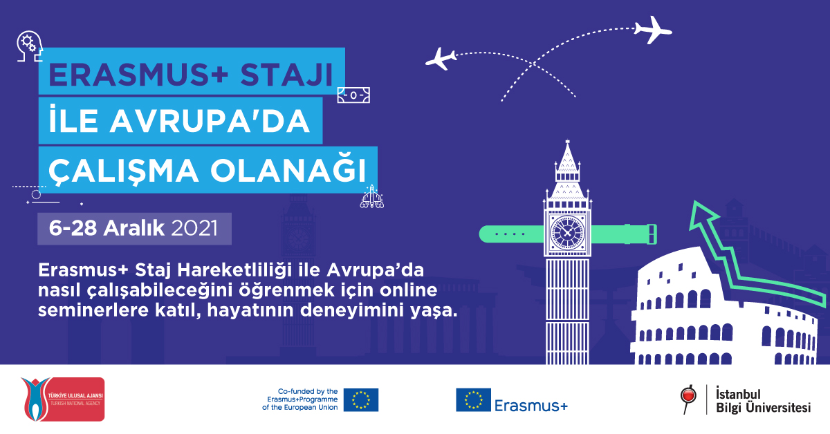 Erasmus+ Stajı ile Avrupa’da Çalışma Olanağı Erasmus+ Stajı ile Avrupa’da Çalışma Olanağı