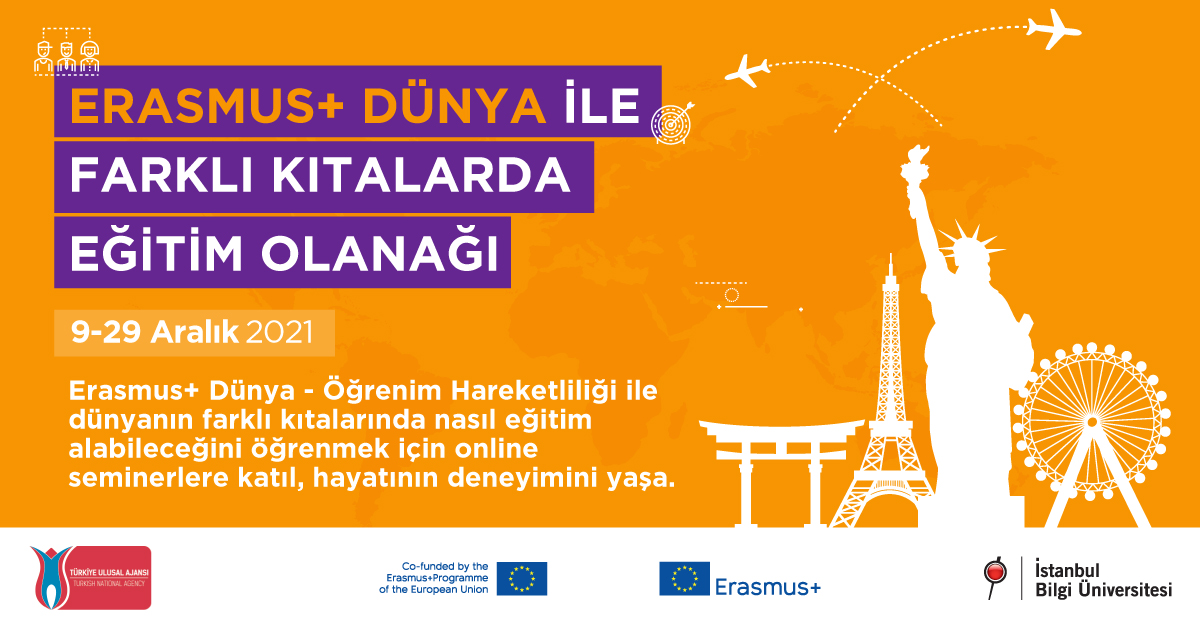 Erasmus+ Dünya ile Farklı Kıtalarda Eğitim Olanağı Erasmus+ Dünya ile Farklı Kıtalarda Eğitim Olanağı