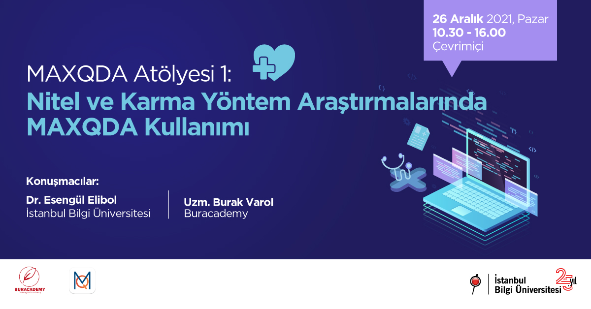 MAXQDA Atölyesi 1: Nitel ve Karma Yöntem Araştırmalarında MAXQDA Kullanımı MAXQDA Atölyesi 1: Nitel ve Karma Yöntem Araştırmalarında MAXQDA Kullanımı