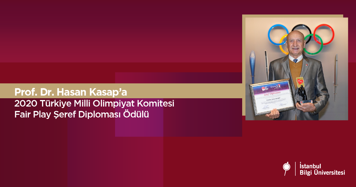 Prof. Dr. Hasan Kasap’a 2020 Türkiye Milli Olimpiyat Komitesi Fair Play Şeref Diploması Ödülü