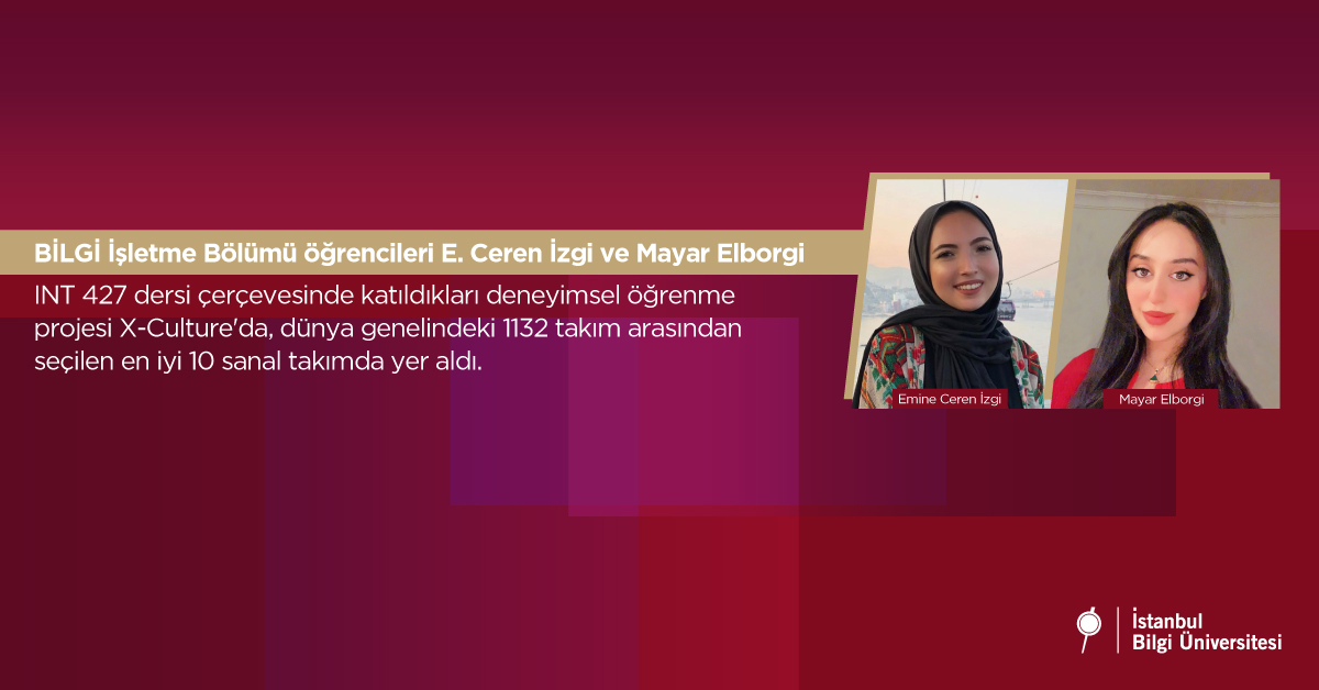 BİLGİ İşletme Bölümü öğrencilerine X-Culture “En İyi Takım Ödülü” BİLGİ İşletme Bölümü öğrencilerine X-Culture “En İyi Takım Ödülü”