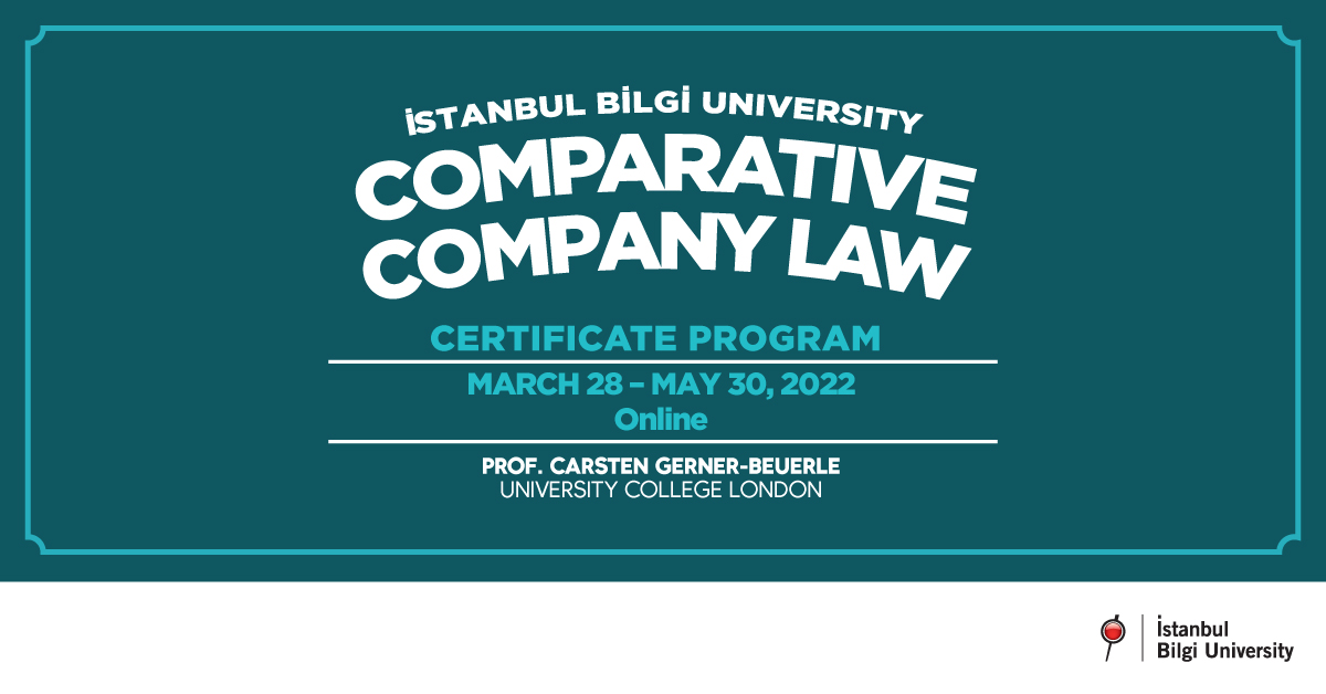 Comparative Company Law Certificate Program Comparative Company Law Certificate Program