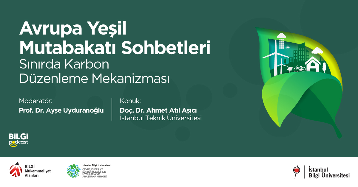 Avrupa Yeşil Mutabakatı Sohbetleri #2 : Sınırda Karbon Düzenleme Mekanizması | Ayşe Uyduranoğlu & Ahmet Atıl Aşıcı Avrupa Yeşil Mutabakatı Sohbetleri #2 : Sınırda Karbon Düzenleme Mekanizması | Ayşe Uyduranoğlu & Ahmet Atıl Aşıcı