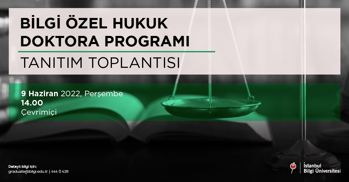 BİLGİ Özel Hukuk Doktora Programı BİLGİ Özel Hukuk Doktora Programı