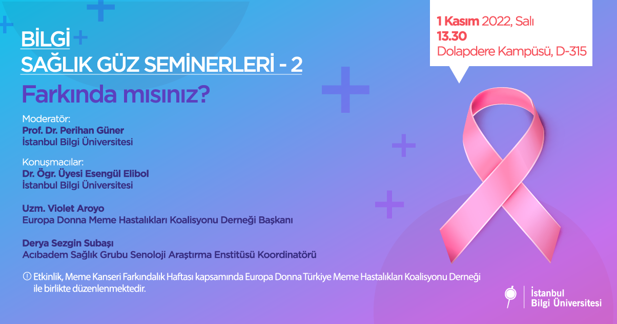 BİLGİ Sağlık Güz Seminerleri – 2 / Farkında mısınız? BİLGİ Sağlık Güz Seminerleri – 2 / Farkında mısınız?