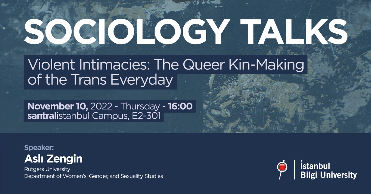 SOCIOLOGY TALKS: Violent Intimacies SOCIOLOGY TALKS: Violent Intimacies