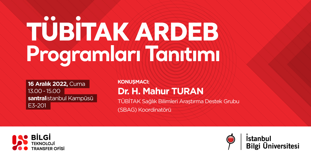 TÜBİTAK ARDEB Programları Tanıtımı TÜBİTAK ARDEB Programları Tanıtımı
