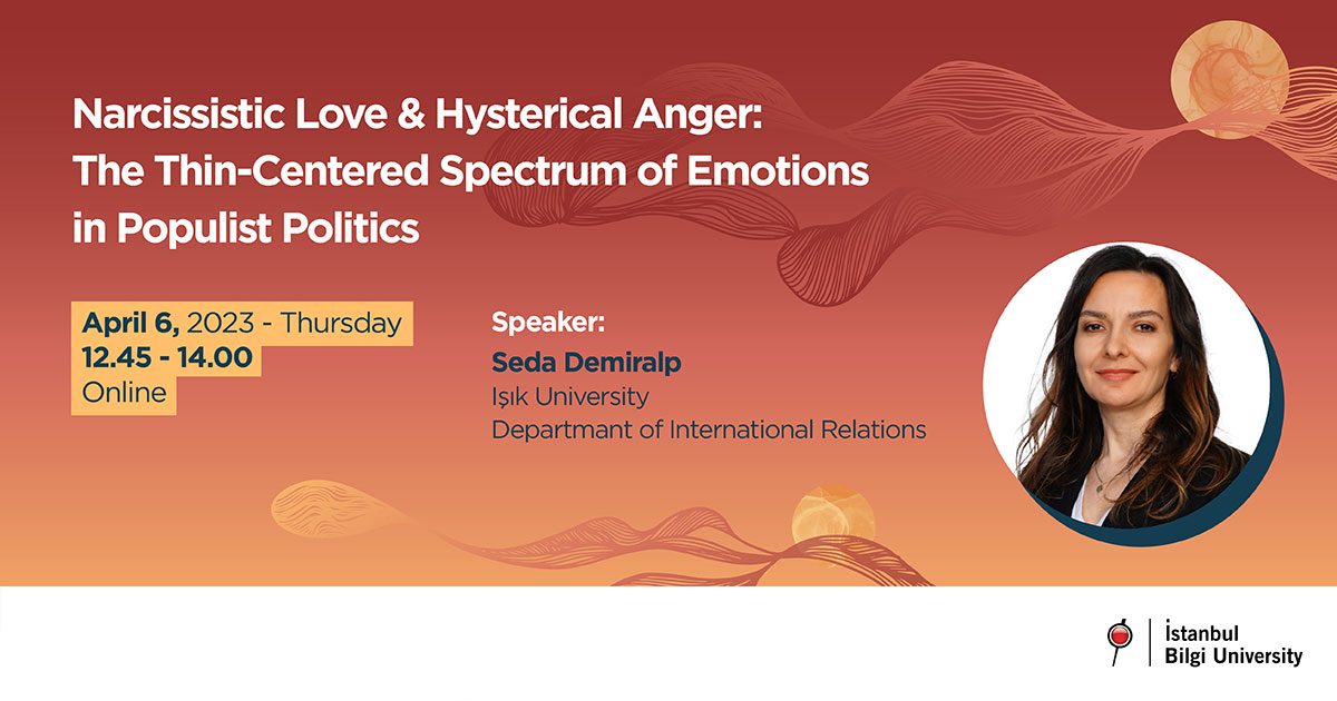 Narcissistic Love & Hysterical Anger: The Thin-Centered Spectrum of Emontions in Populist Politics