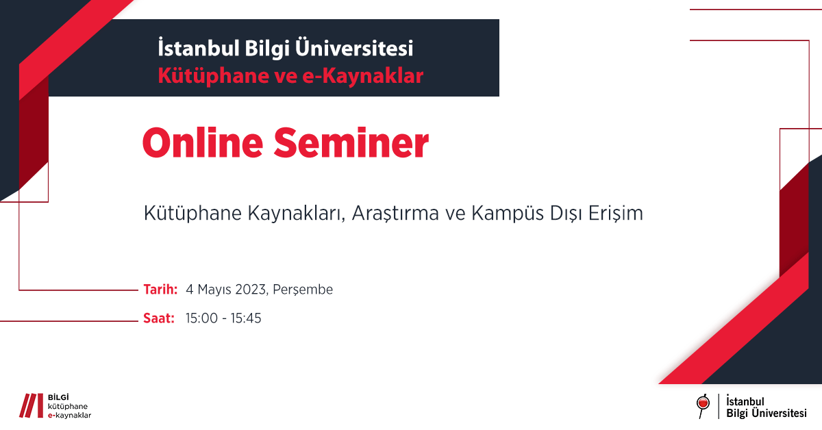 Kütüphane Kaynakları, Araştırma ve Kampüs Dışı Erişim Kütüphane Kaynakları, Araştırma ve Kampüs Dışı Erişim