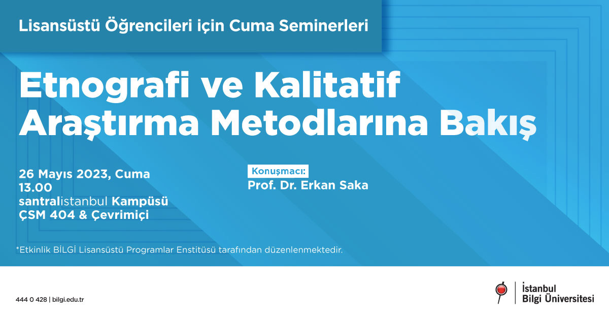 Etnografi ve Kalitatif Araştırma Metodlarına Bakış Etnografi ve Kalitatif Araştırma Metodlarına Bakış