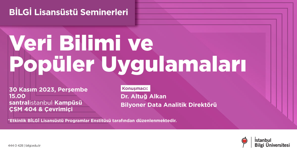 Veri Bilimi ve Popüler Uygulamaları Veri Bilimi ve Popüler Uygulamaları