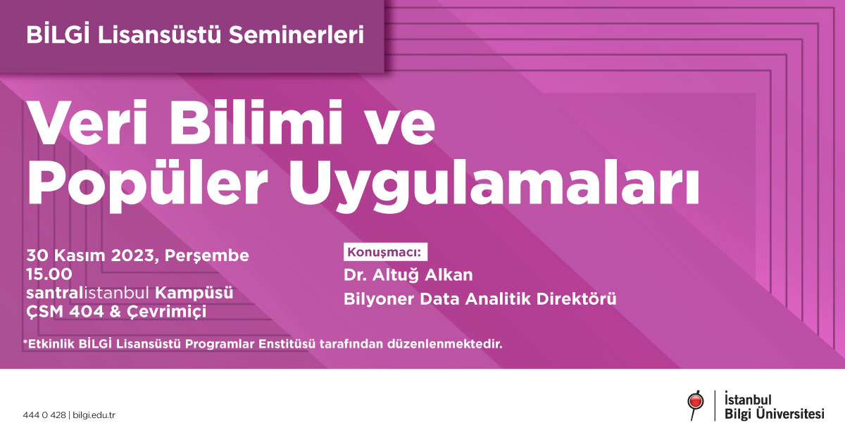 Veri Bilimi  ve Popüler Uygulamaları