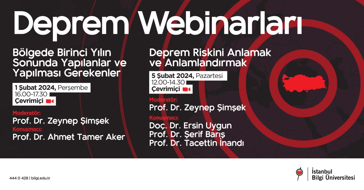 Deprem Webinarları Deprem Webinarları