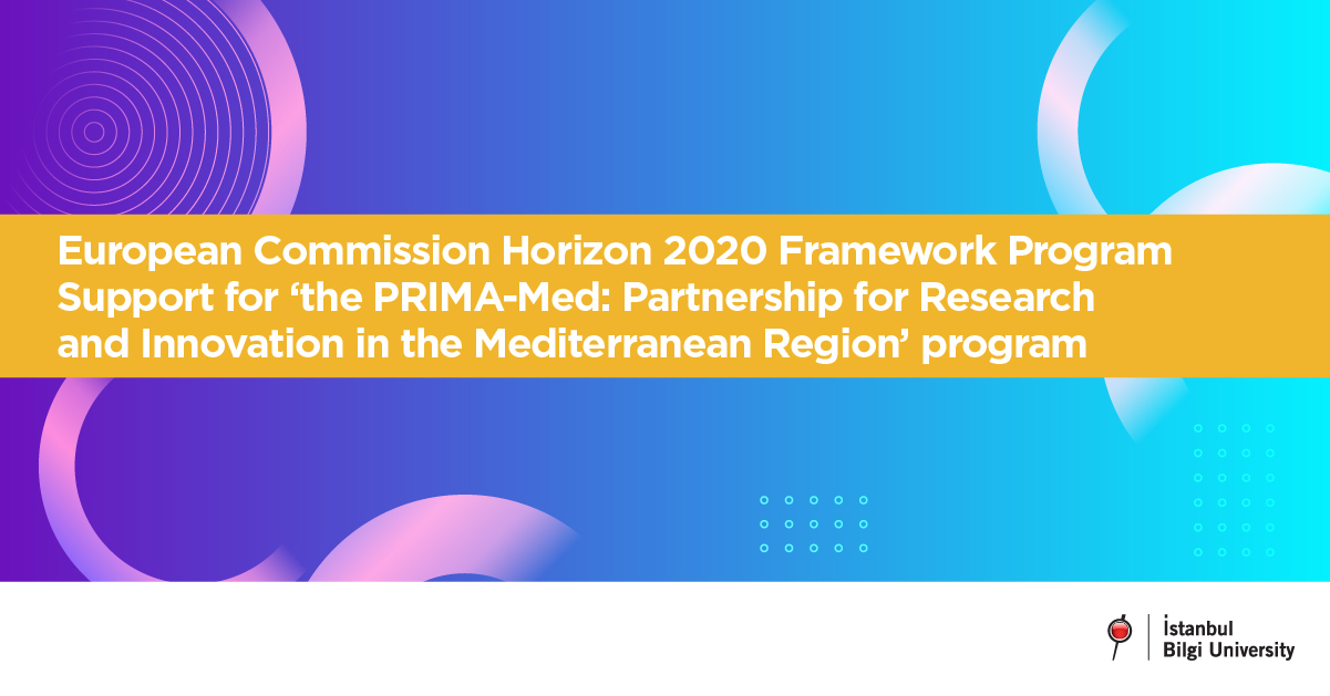 European Commission Horizon 2020 Framework Program Support for ‘the PRIMA-Med: Partnership for Research and Innovation in the Mediterranean Region’ program